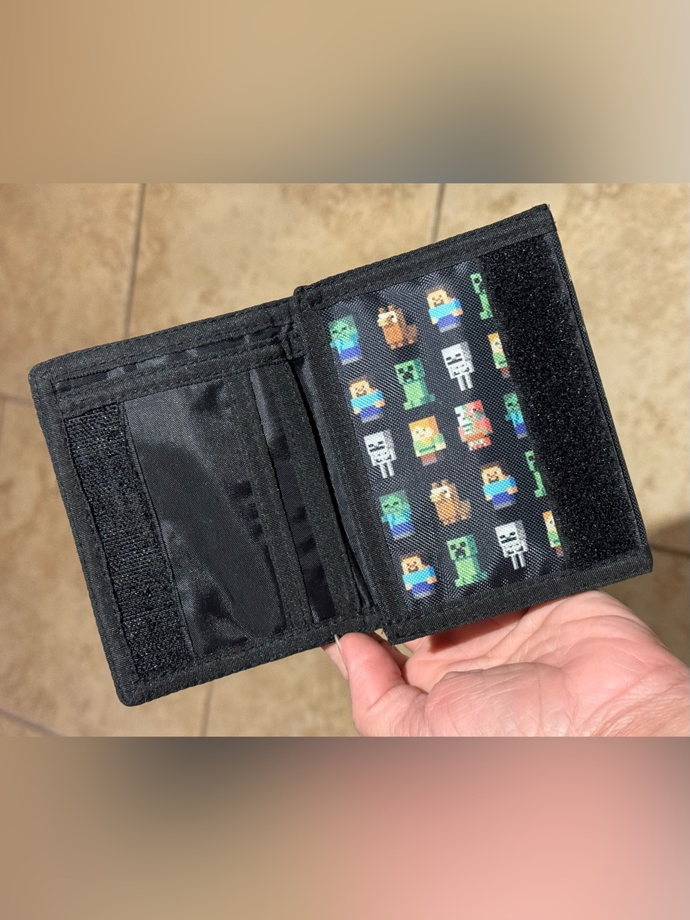 Minecraft Character Collage Trifold Wallet - Picture 3 of 14